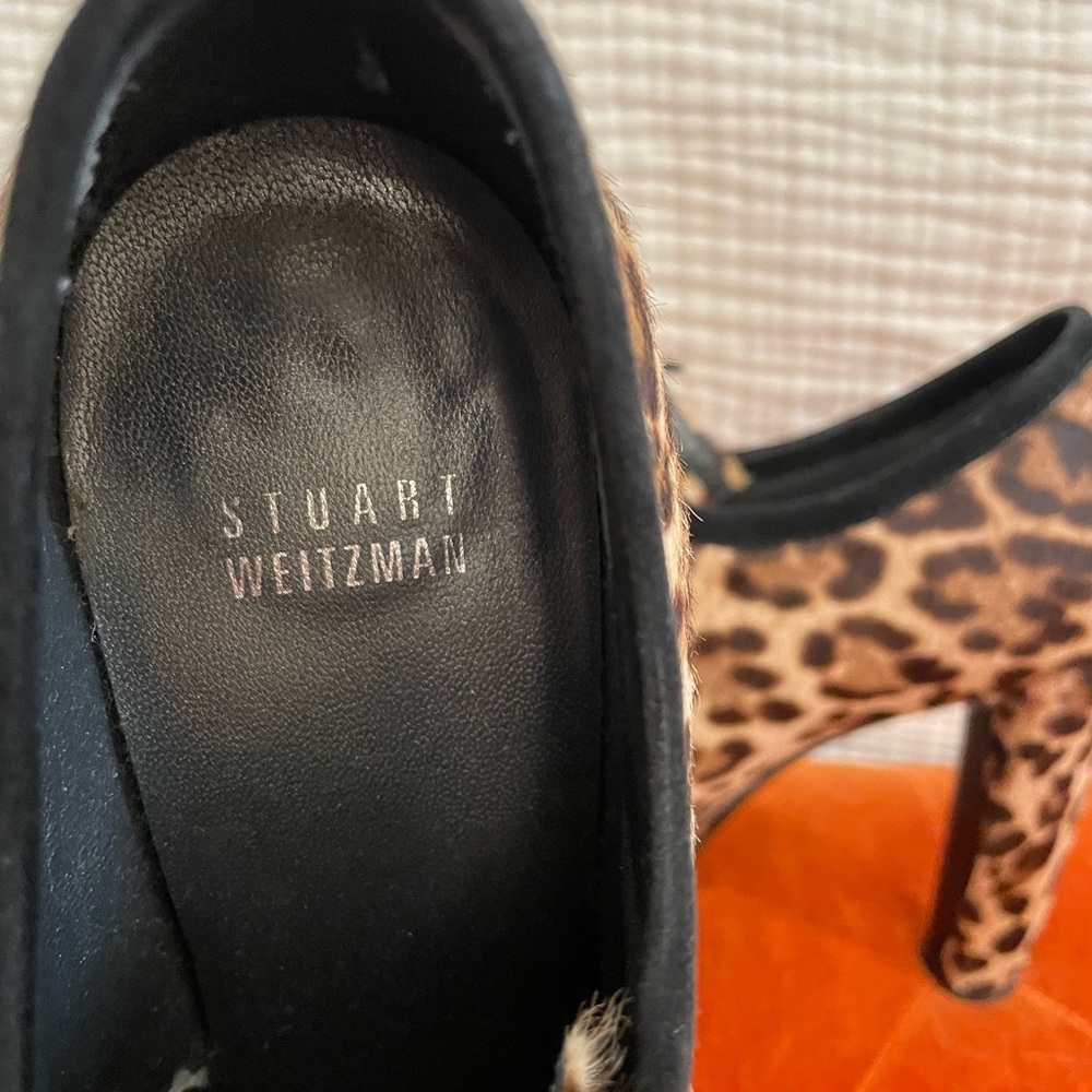 Stuart Weitzman leopard platform oxfords - Picture 6 of 8